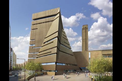 Herzog & de Meuron's design for the Tate Modern extension